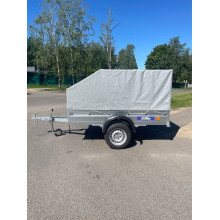 Кремень-Титан класс А (размер кузова 1,8х1,3м борт 30см + тент с каркасом 80см!)