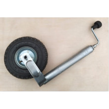 Опорное пневмоколесо выдвижное 150 кг , шток 48 мм