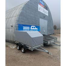 Автомобильный самосвальный оцинкованный прицеп LMK "Zinc Master" размер 3.5 х 1.5 м. Борт 285 мм. ДВУХОСНЫЙ