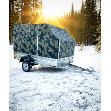 Автомобильный самосвальный оцинкованный прицеп Партнёр "BUSINESS" размер 2.5х1.5м. Борт 315мм