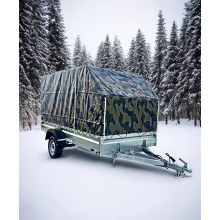 Автомобильный самосвальный оцинкованный прицеп Партнёр "BUSINESS" размер 3.0х1.5м. Борт 315мм 